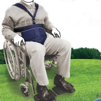 휠체어 안전벨트 사진
